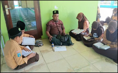 Pelaksanaan Ujian Praktik Kelas 6 MIN 4 Jember